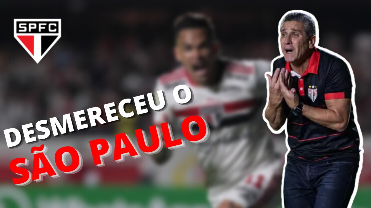 OLHA ISSO | Jorginho desmerece vitória do São Paulo e ainda repreende Luciano