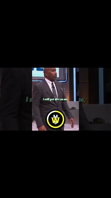 Steve Harvey Everything beautiful grew up with dirt because dirt acts as a force 💪🏼🌟