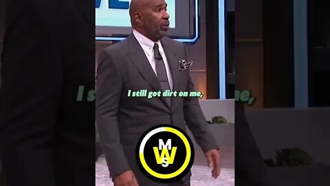Steve Harvey Everything beautiful grew up with dirt because dirt acts as a force 💪🏼🌟