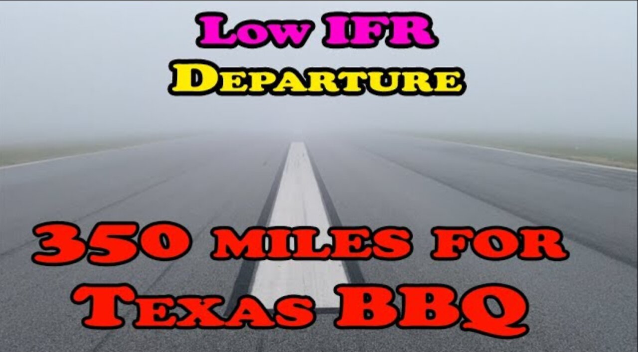 686' RVR Departure in LOW IFR | Best BBQ in Texas | Piper Malibu ILS Approach