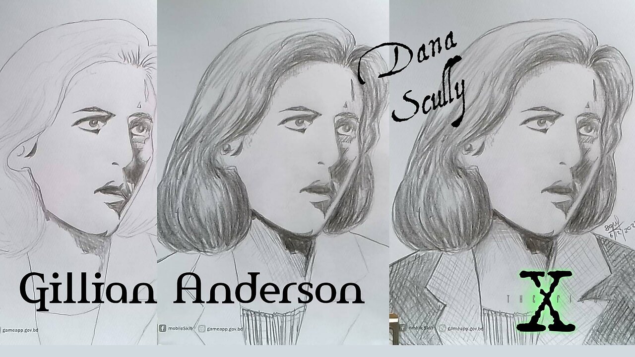 Gillian Anderson Timelapse