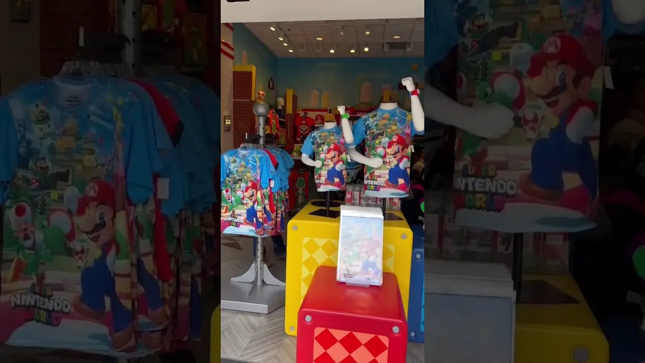 How Many Super Nintendo World Stores Does Universal Studios Hollywood Have? #shorts