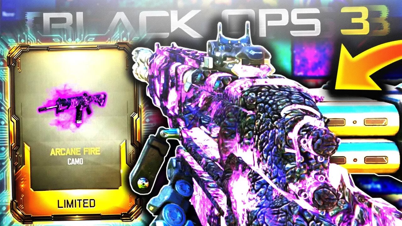 NEW SECRET ARCANE FIRE CAMO GAMEPLAY BLACK OPS 3 LIMITED ARCANE FIRE CAMO GAMEPLAY! BO3 ARCANE FIRE!