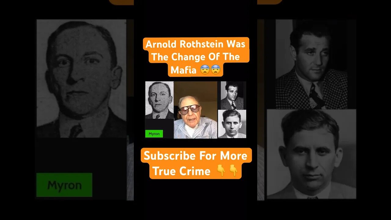 Arnold Rothstein Was The Change Of The Mafia 😨😨 #jewish #mafia #crime #truecrime