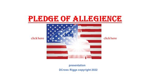 I Pledge Allegiance