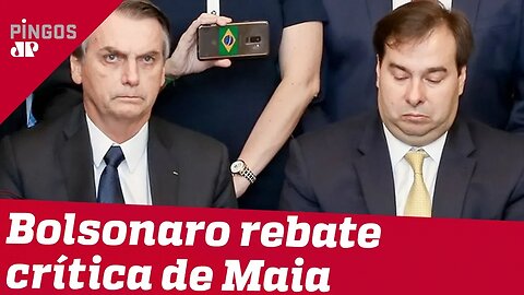 Maia, o Botafogo, tenta desgastar Bolsonaro