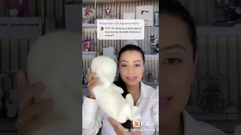 Estou com 30 semanas de gravidez e sinto que os movimentos do bebê diminuiu é normal?