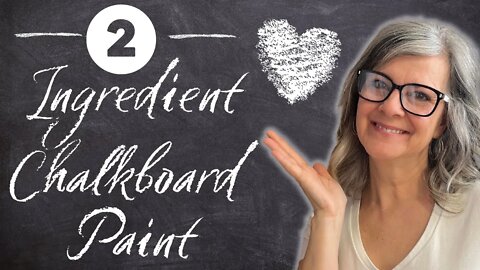 DIY Chalkboard Paint / 2 Ingredients / Endless Possibilities