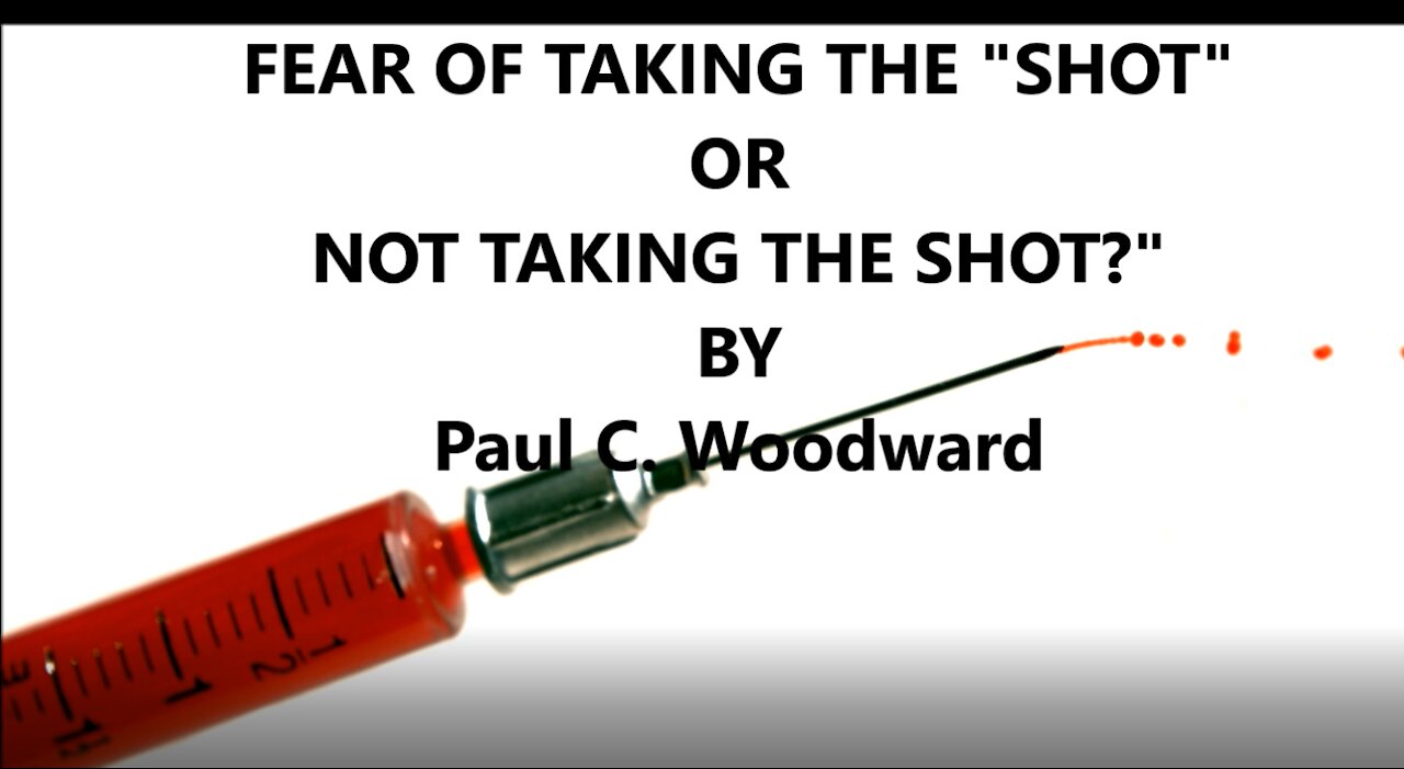 Fear of taking the shot or not taking the shot?