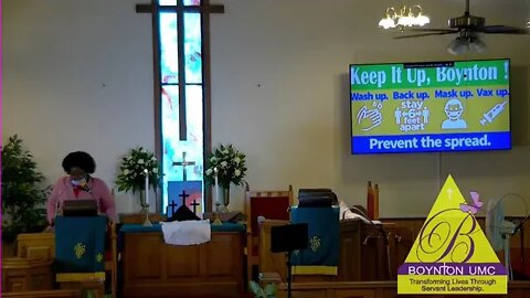 Boynton United Methodist Church Livestream-September 4,2022