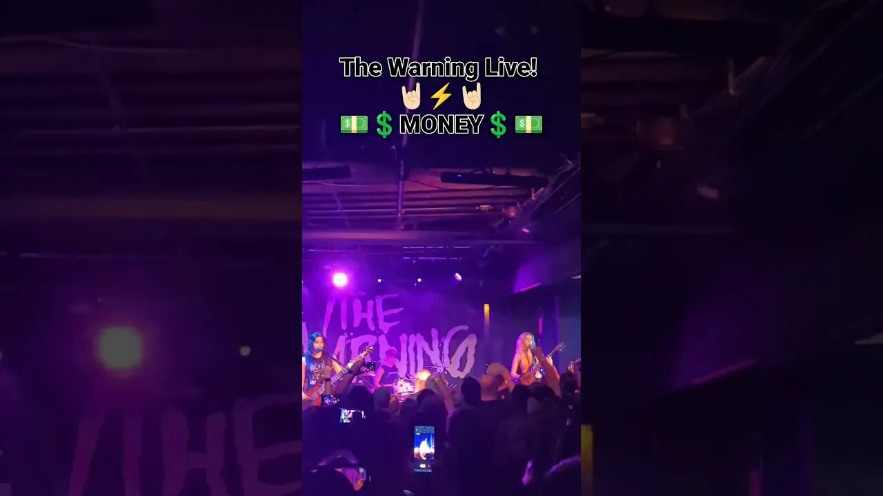 The Warning Live MONEY #thewarning #thewarningarmy #money @TheWarning @TheWarningArmy