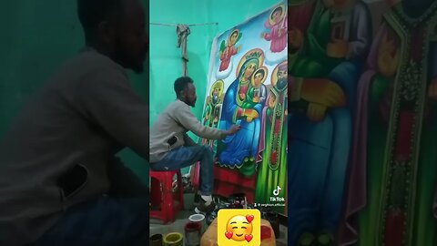 እመቤቴ ጥላ ከለላዬ። #orthodoxy #ethiopia #live #begena #2023 #ethiopian #ቅዱስ #viral #short #shorts