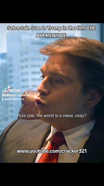 Sebastian Stan is Trump in the film The Apprentice