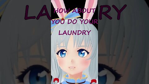 DO YOUR LAUNDRY IT SMELLS 💩 #shorts #vtuber #vtuberuprising #bunny #envtuberclip #envtuberclip #meme