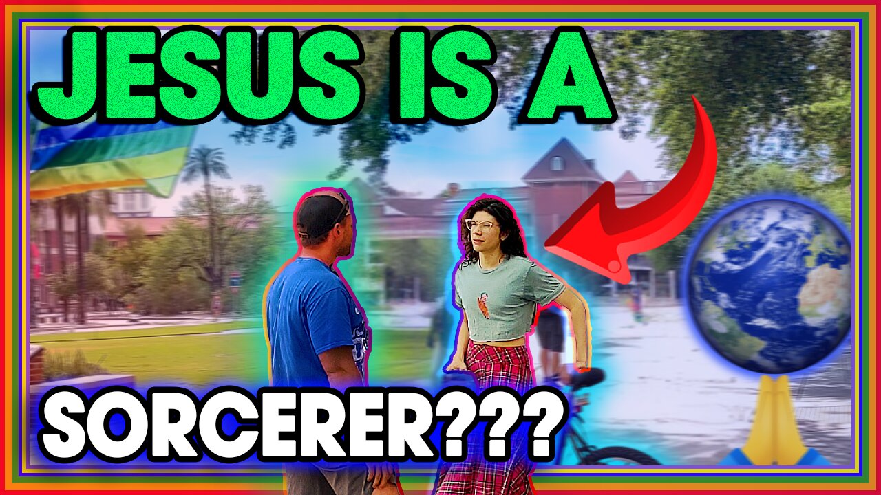 LGBTQ Transvestite Pagan Asks Questions About God & BIble On A College Campus - Divine Appointment