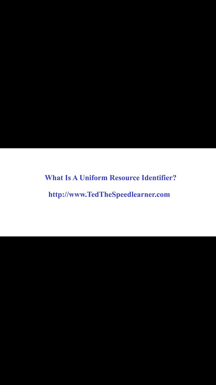 What Is A Uniform Resource Identifier?