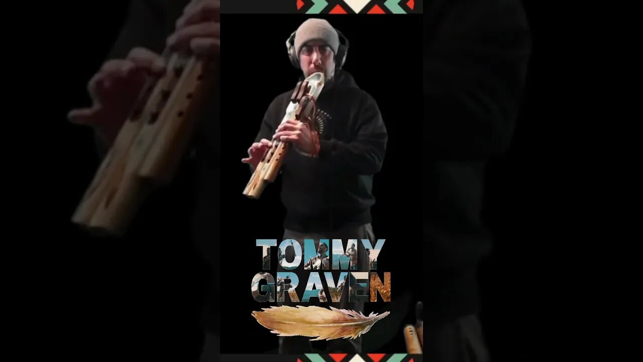 Triple Native American Flute played to METAL MUSIC! #shorts