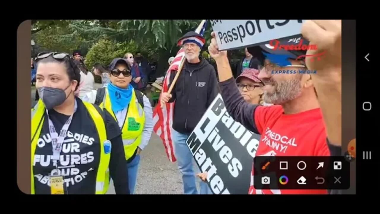 Shorter Version of Simon Sherri Steve and myself at the woman's March!