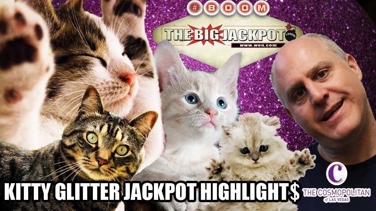 🐱 OMG - Kitty Glitter Bonus Triggered on a $120 Bet! 🐱 High Limit Bonus Free Games Jackpot in Vegas!