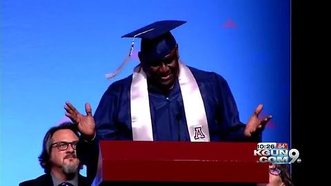 Herman Harris graduates from UA 41 years after playing