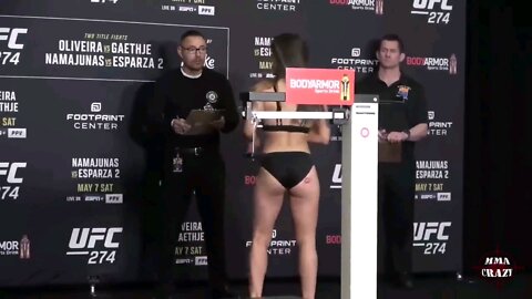 Tracy Cortez weighs in for ufc 274