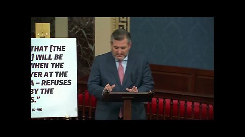 Cruz Quotes Democrats on NS2: Now 'Senate Democrats are Scared to Stand up to a Democrat President'