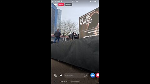 Telford protests 27/01/2024 Tommy Robinson : Grooming Gangs : Philip Watkins live part 2