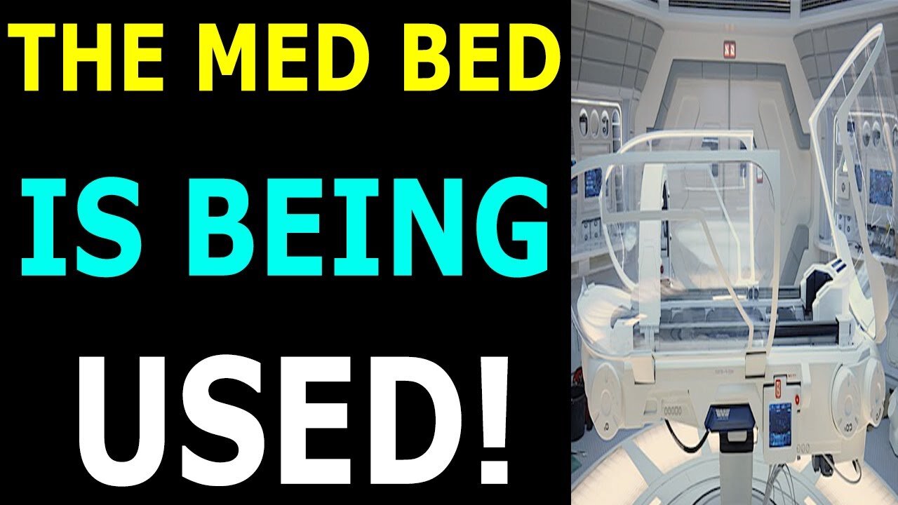 BOOM BOOM! THE MED BED IS BEING USED