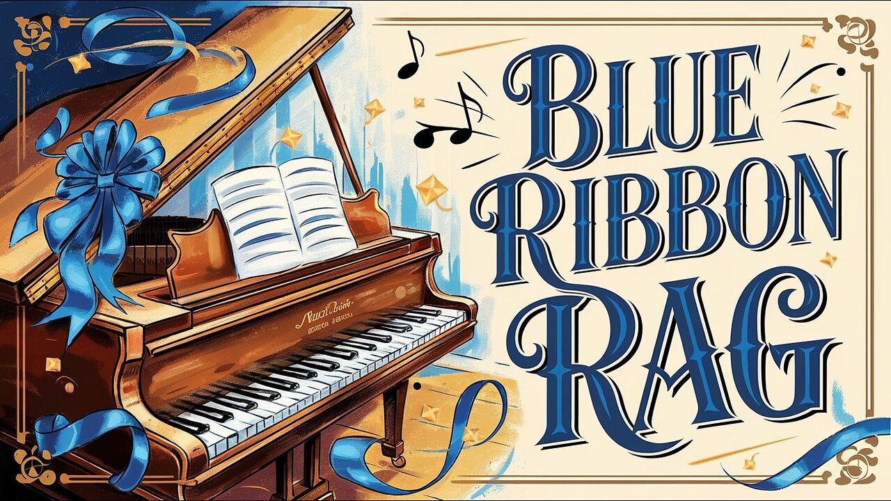 Blue Ribbon Rag | Award-Winning Ragtime Piano Classic 🎹 by May Aufderheide