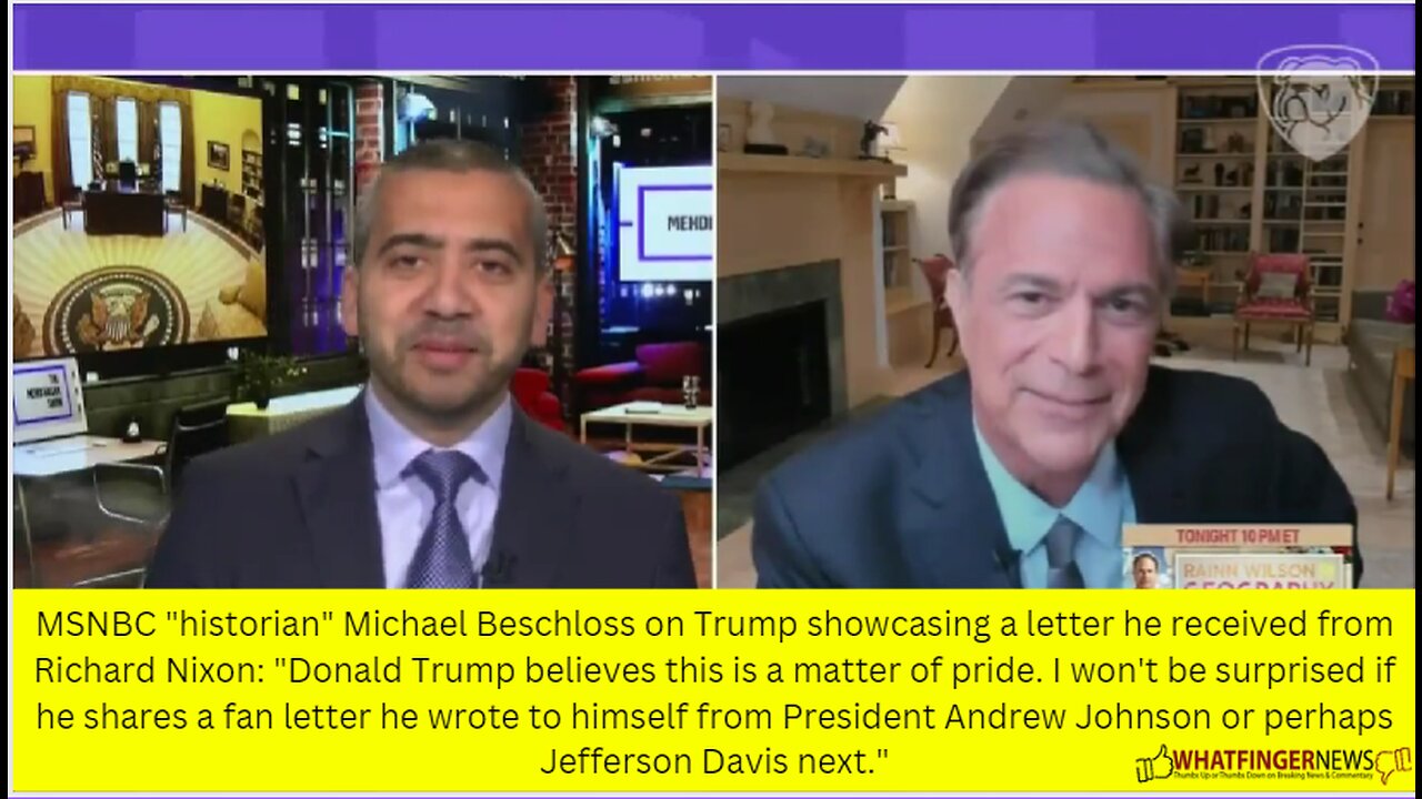 MSNBC "historian" Michael Beschloss on Trump showcasing a letter he received