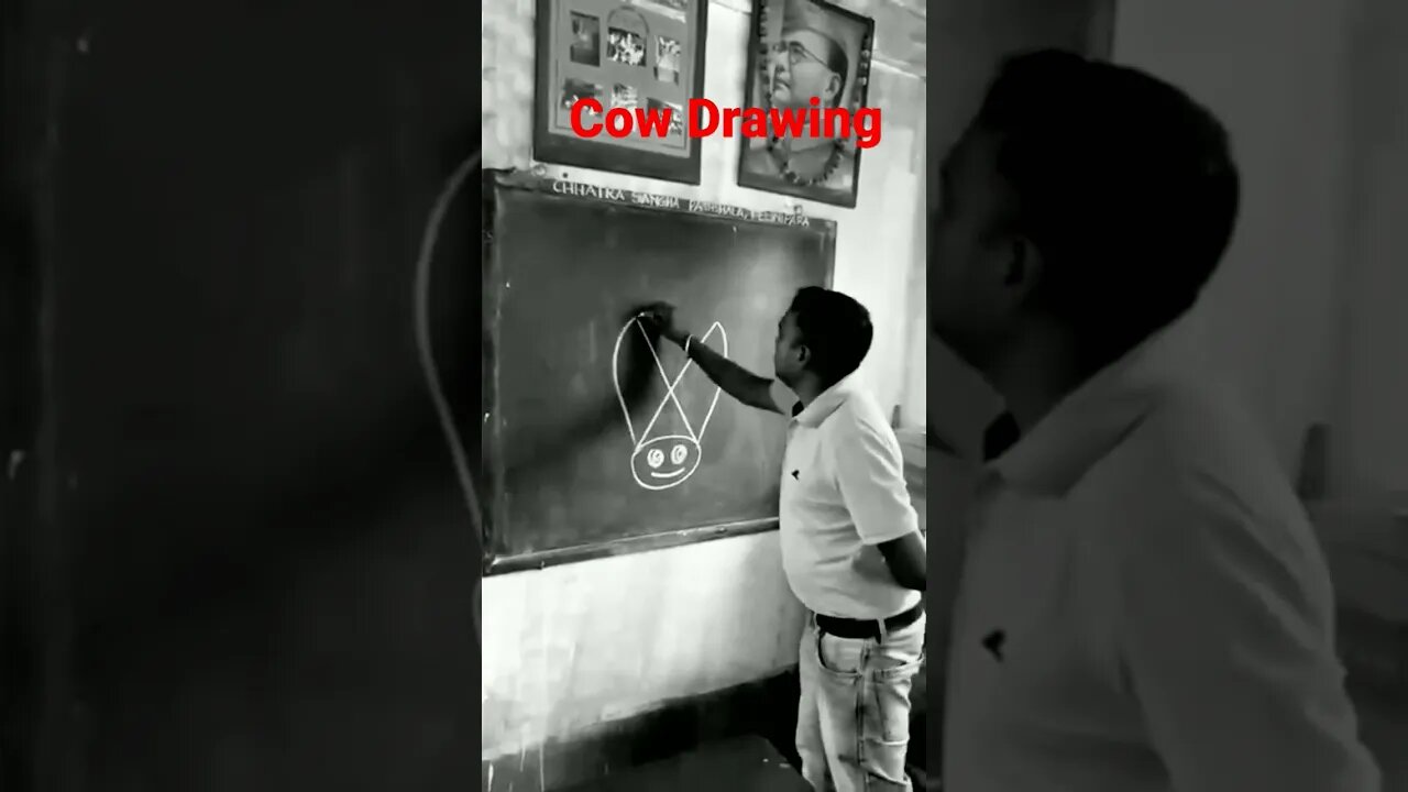 Cow Drawing || गाय बनाना सीखें#shorts