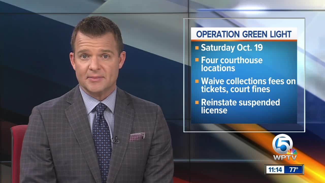 Operation Green Light: Get your license back, save on fees