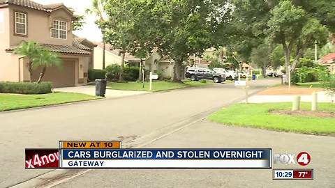 Vehicle stolen in Cypress Point