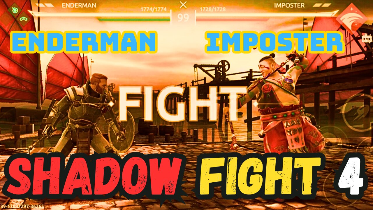 Enderman Vs Imposter Exploring Shadow Fight 4 Lore The Story Behind the Shadows #shadowfight4