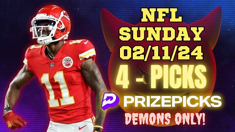 #PRIZEPICKS | BEST #NFL PICKS FOR #SUPERBOWL SUNDAY | 02/11/24 | #FOOTBALL | TODAY | BEST BETS