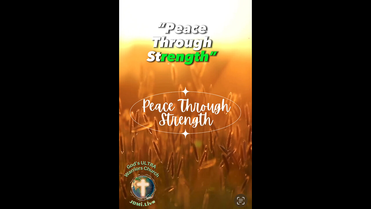 🕊️💪”Peace Through Strength”🕊️💪 New Series by Pastor Jerry & “Prayer 🙏4 Friends”