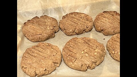 3-Ingredient Peanut Butter Cookie