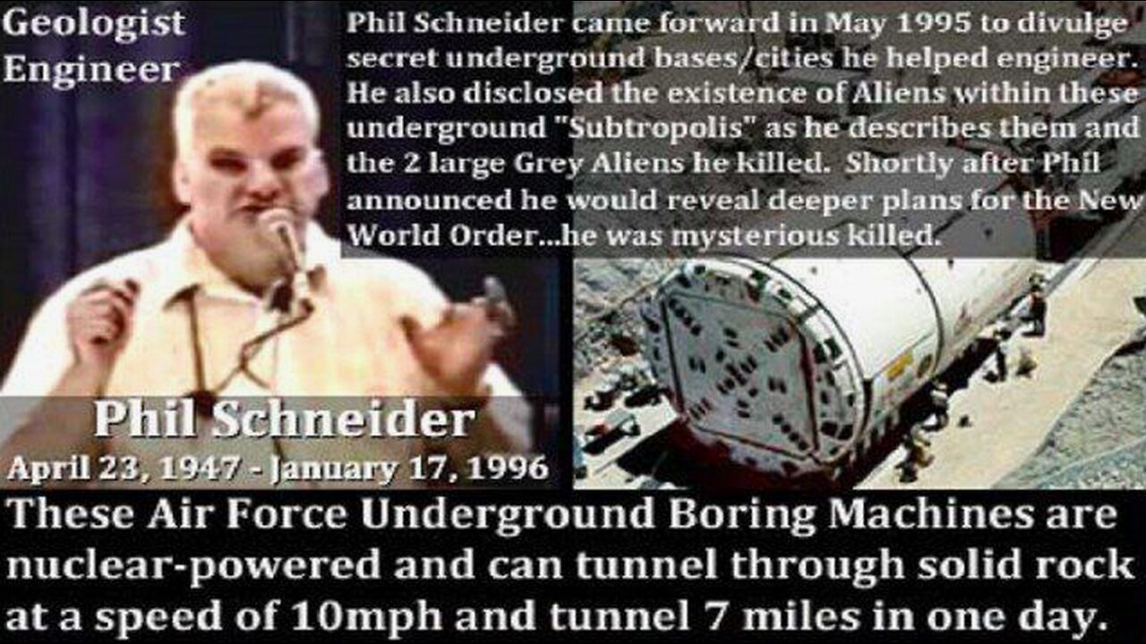 Phil Schneider's last public talk, November 1995