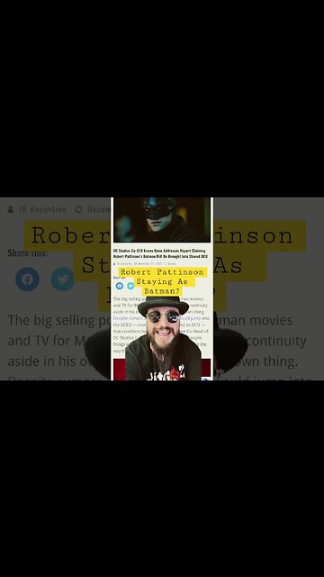 James Gunn RESPONDS To Batman Robert Pattinson Rumors! #shorts #dcuniverse