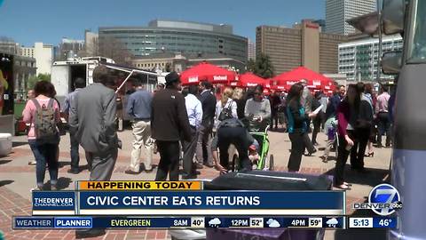 Civic Center Eats returns today