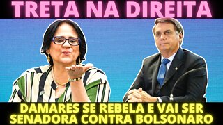 PIROU? Damares vai peitar Bolsonaro para ser senadora pelo DF