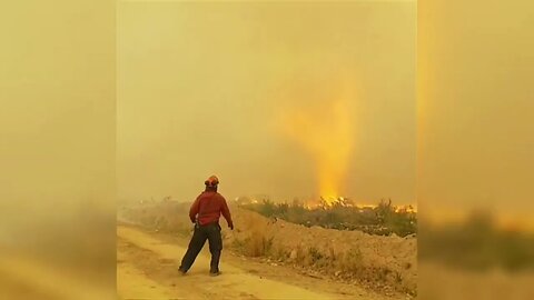 O tornado de fogo e um anjo ministro espirito de fogo irmãos pra próxima faç o manguito pros otarios