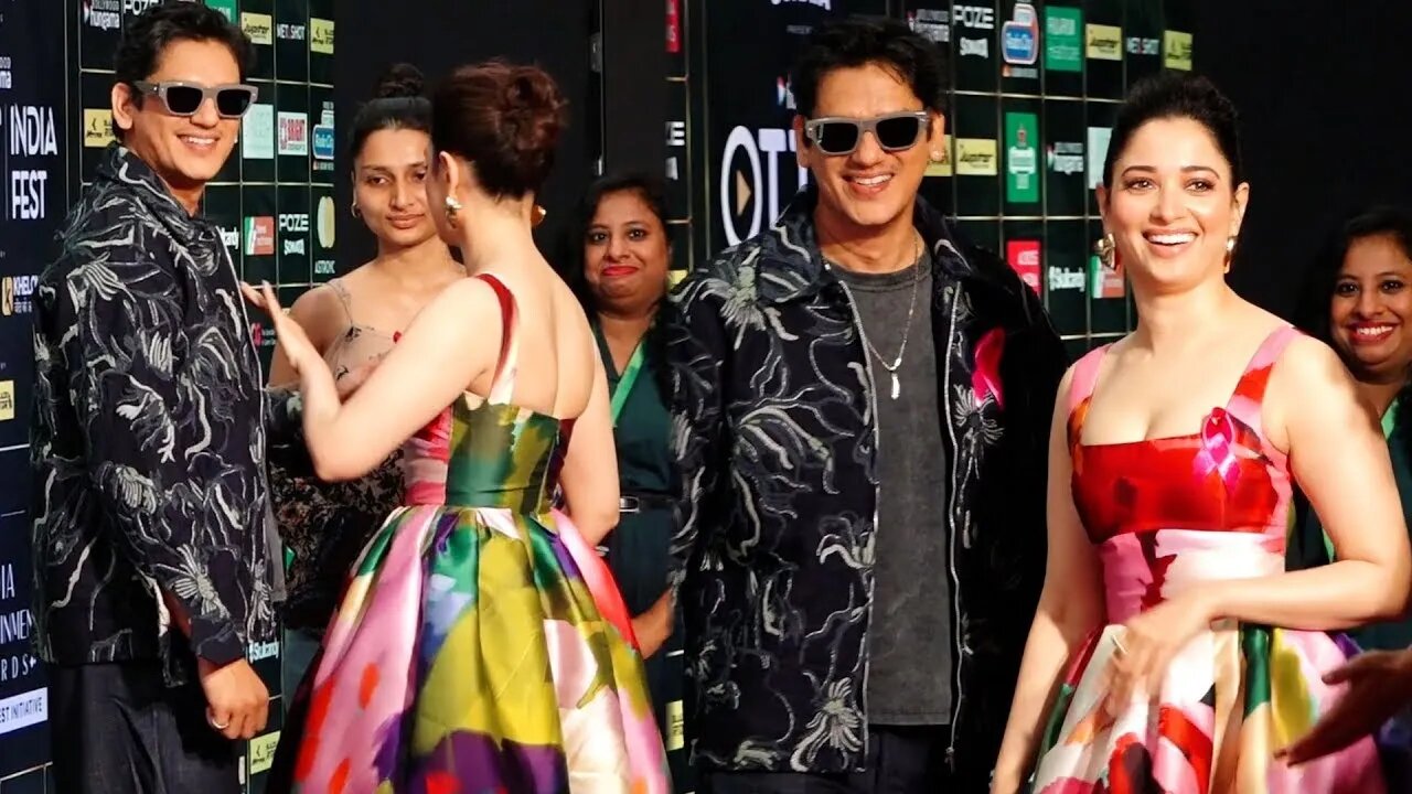 Bollywood's Hottest Pair : Tamannaah & Vijay's Adorable Couple Moments at OTT India Fest 2023 😍💖📸