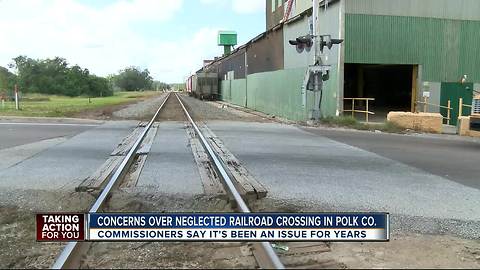 Polk drivers worried aging railway could ruin vehicles, cause accidents