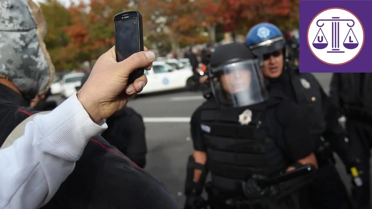 Retaliatory arrest for filming police