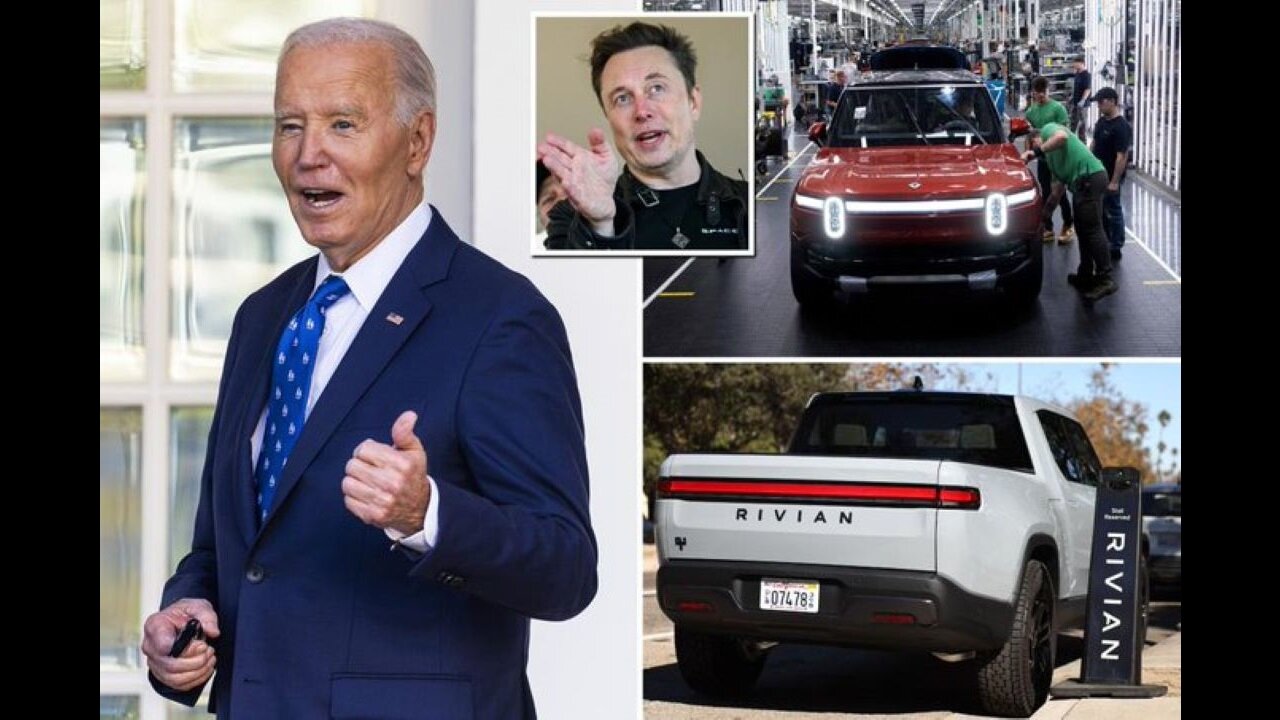 Spending Money Like Drunken Democrats: Failing Tesla Rival Rivian Gets $6.6 Billion From Biden