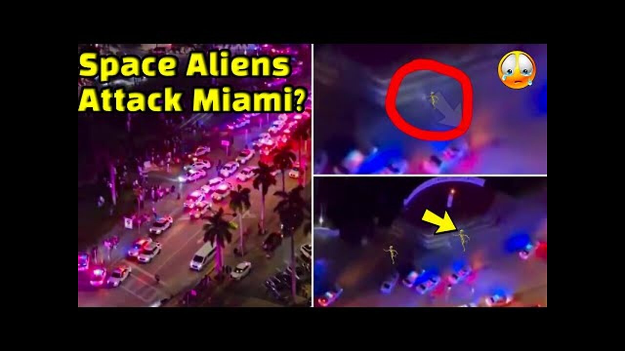 Actually FOOTAGE OF MIAMI MALL Aliens From Inside MALL And more Witnesses Speak Out