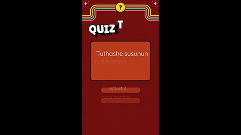 Tut Quiz - Tut Language #tutnese #Tut