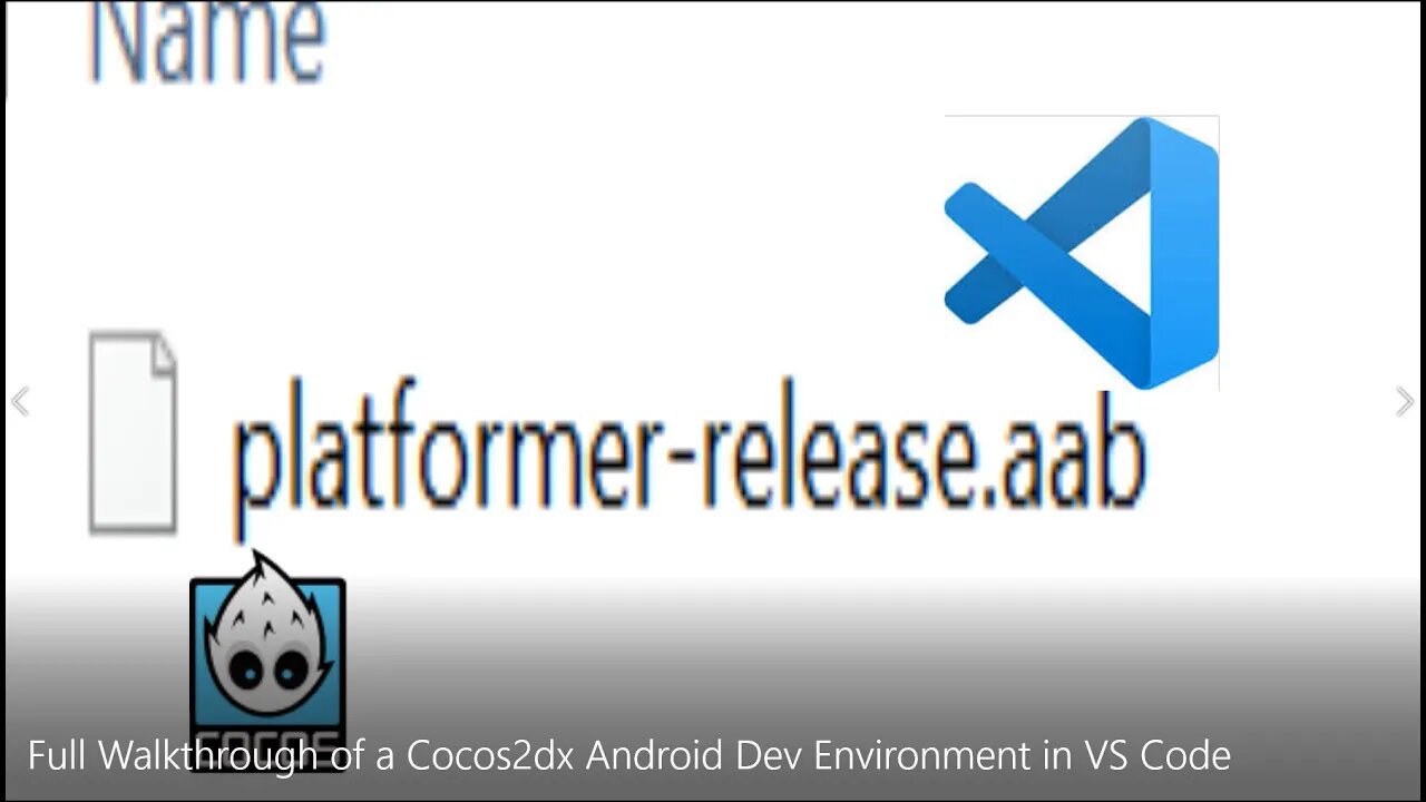 Full Walkthrough of a Cocos2dx Android Dev Environment in VS Code (App Signing Process shown!!!!)