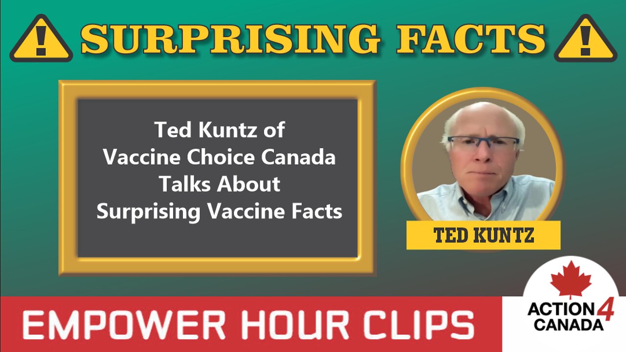 Ted Kuntz of Vaccine Choice Canada: Surprising Facts